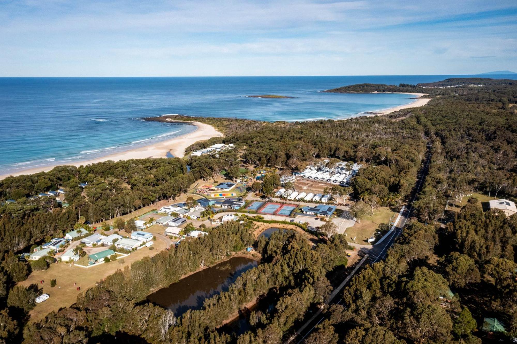 Big4 Tasman Holiday Parks - Racecourse Beach Bawley Point Exterior foto